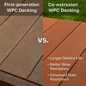 Co-Extrusion vs. First-Generation WPC Decking: 5 Powerful Differences You Must Know Before You Buy